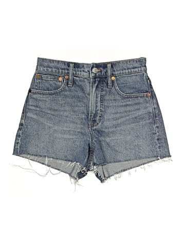 Madewell The Perfect Jean Short in Burnett Wash: TENCEL&trade; Lyocell Edition (view 1)