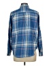 Universal Thread 100% Cotton Plaid Blue Long Sleeve Button-Down Shirt Size L - photo 2