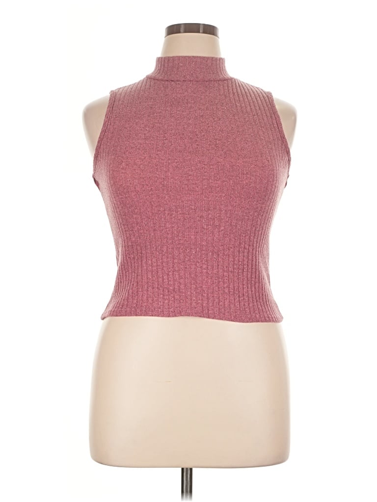 Pre-owned Olivia Rae Sweater Vest In Burgundy