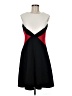Studio One Color Block Black Cocktail Dress Size 8 - photo 1