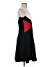 Studio One Color Block Black Cocktail Dress Size 8 - photo 4