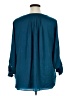 Apt. 9 100% Polyester Teal Long Sleeve Henley Size 1X - photo 2