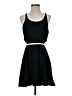 Express 100% Polyester Solid Black Casual Dress Size 4 - photo 1