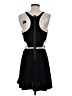 Express 100% Polyester Solid Black Casual Dress Size 4 - photo 2