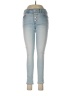 Express Solid Blue Jeans Size 8 - photo 1