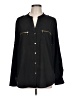Calvin Klein Black Long Sleeve Blouse Size L - photo 1