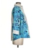 Chico's 100% Cotton Blue 3/4 Sleeve Blouse Size S - photo 4
