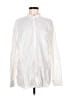 Old Navy 100% Cotton White Long Sleeve Button-Down Shirt Size M (tall) - photo 1