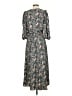 Never Fully Dressed Paisley Blue Green Casual Dress Size 4 - photo 2