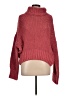 Free People Solid Red Pullover Sweater Size L - photo 1