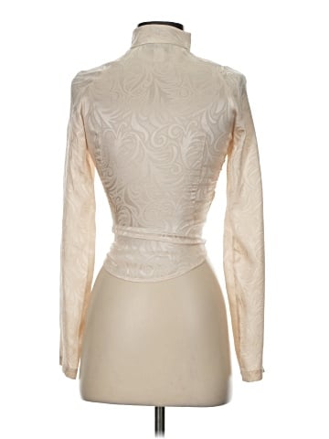 Kim Shui Long Sleeve Silk Top (view 2)