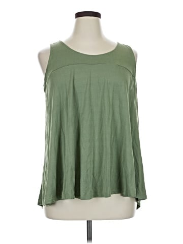 Kaari Blue Sleeveless Blouse (view 1)
