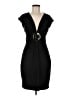 Cache Solid Black Cocktail Dress Size M - photo 1