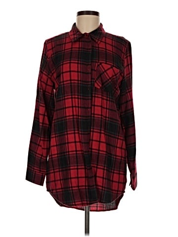 Hippie Rose Long Sleeve Button-Down Shirt (view 1)