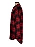 Hippie Rose Plaid Red Long Sleeve Button-Down Shirt Size M - photo 5