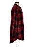 Hippie Rose Plaid Red Long Sleeve Button-Down Shirt Size M - photo 4