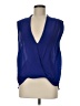Mason Blue Sleeveless Blouse Size 8 - photo 1