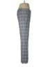 Theory Plaid Gray Wool Pants Size 6 - photo 4