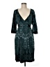 Laundry by Design Paisley Teal Cocktail Dress Size 8 - photo 1