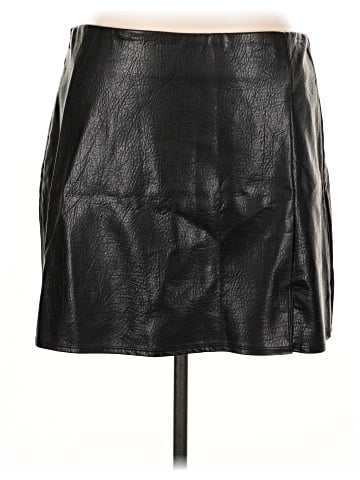 Old Navy Faux Leather Skirt (view 1)
