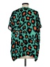 CAbi 100% Polyester Teal Short Sleeve Blouse Size S - photo 2