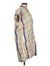Brooke Wright Stripes Multi Color Tan Casual Dress Size L - photo 4
