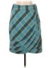 Downeast Argyle Teal Casual Skirt Size 8 - photo 1