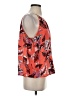Eyeshadow 100% Rayon Orange Sleeveless Blouse Size S - photo 4