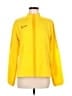 Nike 100% Polyester Yellow Track Jacket Size M - photo 1