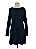 Thread 100% Polyester Solid Blue Casual Dress Size S - photo 1