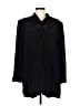 Tracy Reese 100% Silk Black Coat Size 6 - photo 1