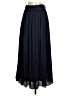 Point Sur 100% Polyester Solid Blue Formal Skirt Size 2 - photo 2