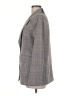 Nasty Gal Inc. 100% Polyester Plaid Gray Blazer Size 6 - photo 5