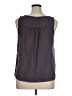 Suzanne Betro Gray Sleeveless Blouse Size 1X - photo 2