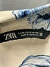 Zara Print Ivory 3/4 Sleeve Blouse Size XS - photo 7