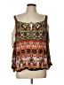 BILA 100% Rayon Orange Sleeveless Blouse Size L - photo 1