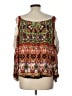 BILA 100% Rayon Orange Sleeveless Blouse Size L - photo 2