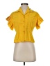 Unbranded Yellow Short Sleeve Blouse Size S (estimated) - photo 1