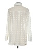 Zara Polka Dots Ivory Long Sleeve Blouse Size XS - photo 2