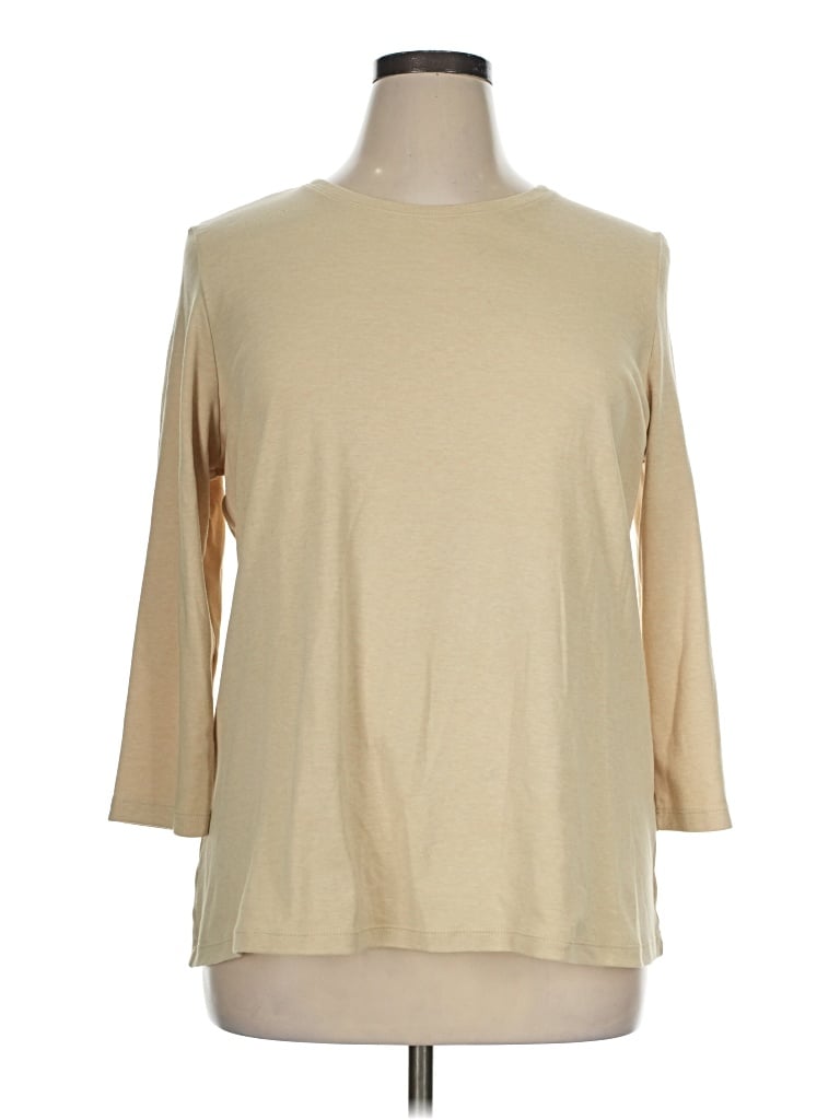 Pre-owned Kim Rogers Cardigan Sweater In Tan