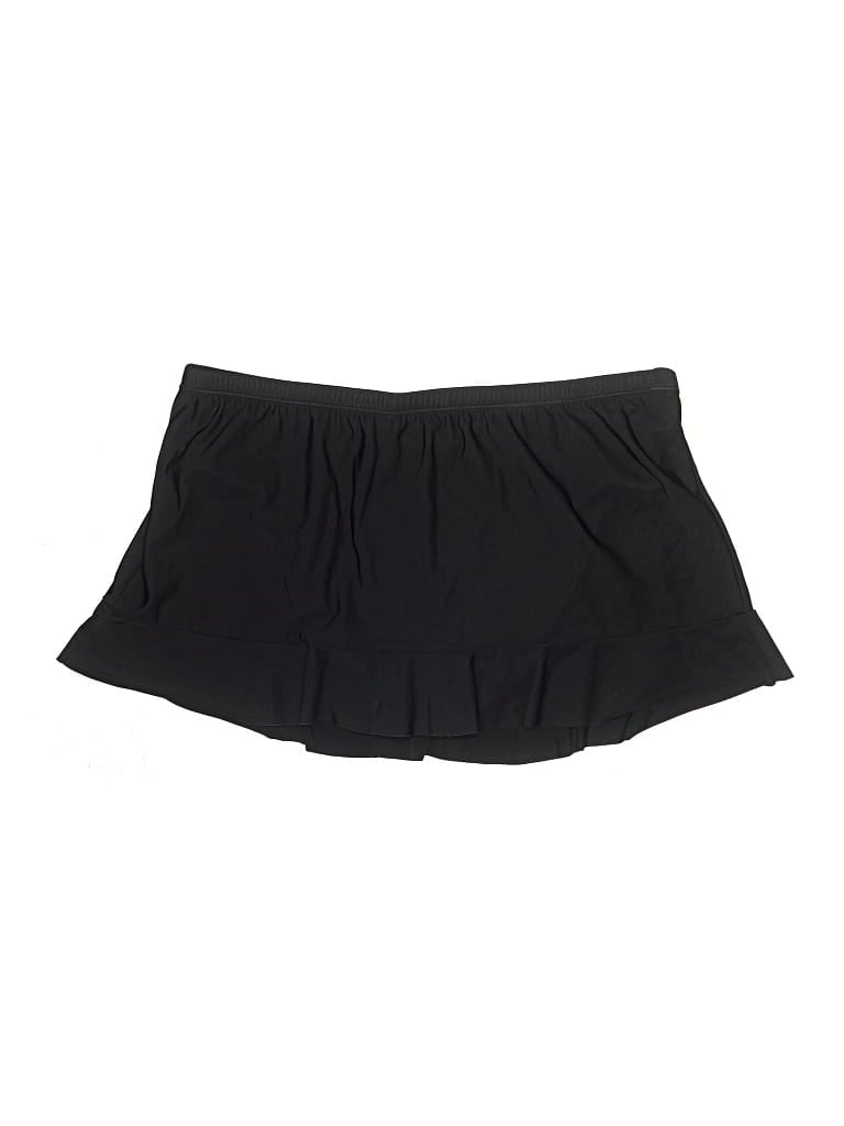 Pre-owned Aqua Green Swimsuit Bottoms In Black