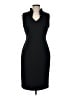 Calvin Klein Solid Black Cocktail Dress Size 8 - photo 1