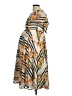 ASOS 100% Polyamide Print Gray Cocktail Dress Size 8 - photo 5