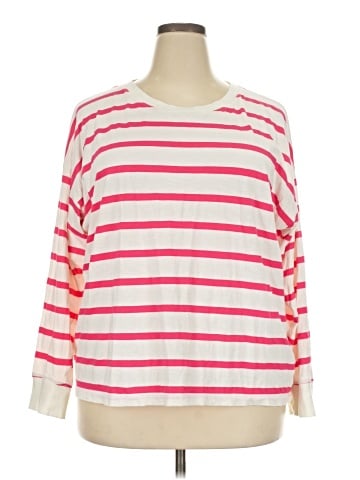 J.Crew Factory Store 3/4 Sleeve T-Shirt (view 1)