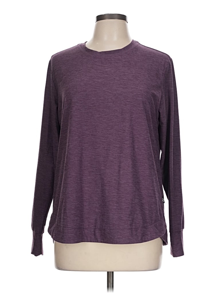 Pre-owned Skechers Long Sleeve T-shirt In Purple