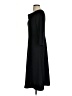 Lands' End Solid Black Casual Dress Size S - photo 5