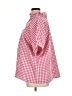 Shein Checkered-gingham Pink Short Sleeve Blouse Size 1X - photo 5