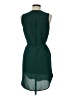 H&M 100% Polyester Solid Green Cocktail Dress Size 6 - photo 2