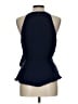 Parker Blue Sleeveless Silk Top Size L - photo 2