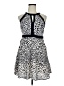 Elle 100% Polyester Animal Print Ivory Cocktail Dress Size 14 - photo 1